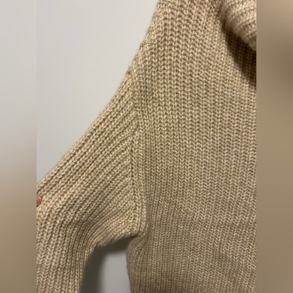 Wilfred Beige Turtleneck Sweater - Picture 6 of 11